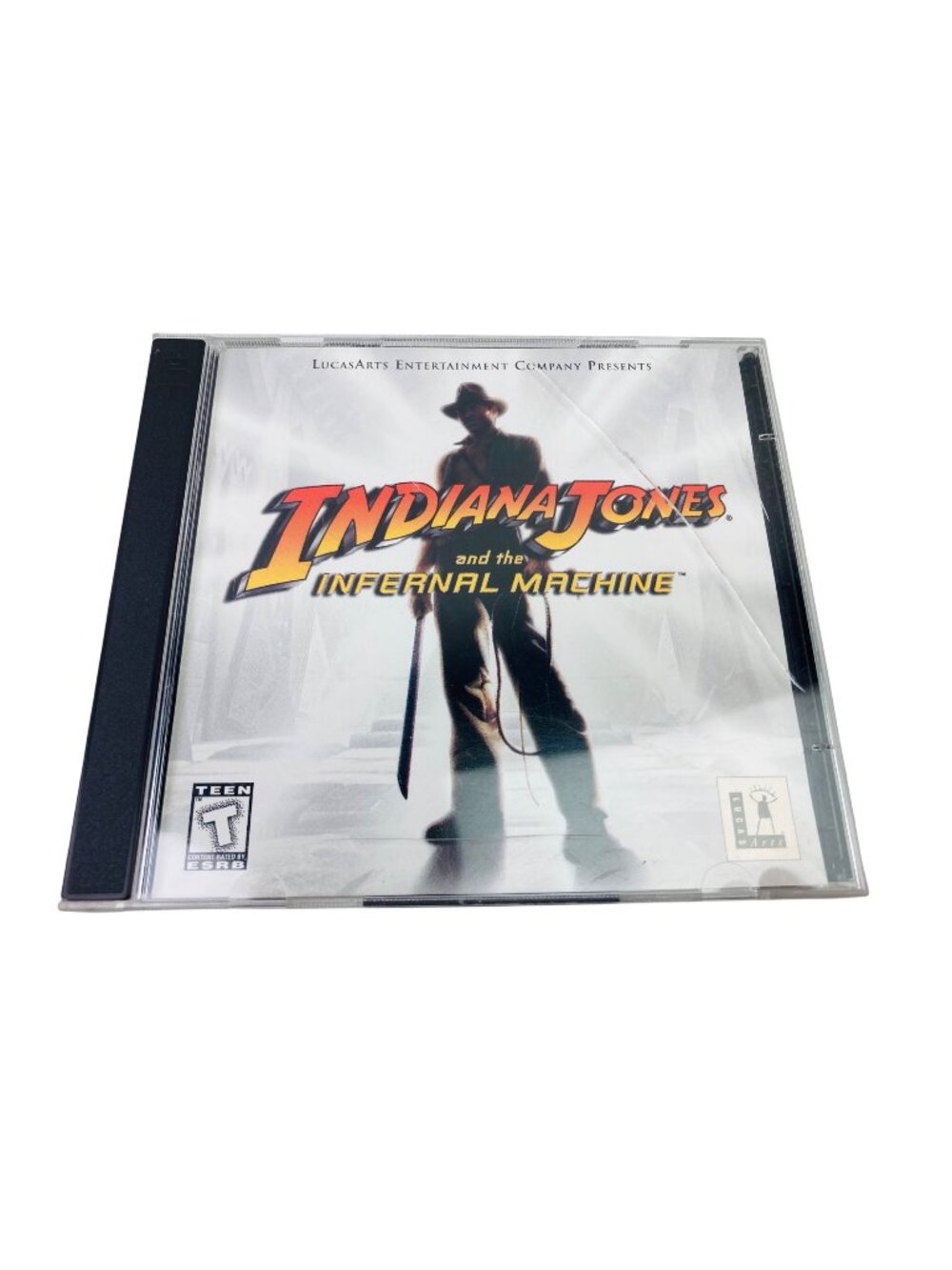 Indiana Jones and the Infernal Machine PC Game Big Box Lucasarts 1999 2 Discs